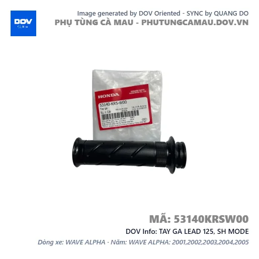 TAY GA LEAD 125, SH MODE — 53140KRSW00