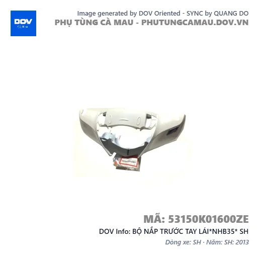 BỘ NẮP TRƯỚC TAY LÁI*NHB35* SH — 53150K01600ZE