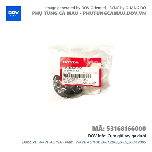 Cụm giữ tay ga dưới  — 53168166000