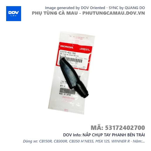 NẮP CHỤP TAY PHANH BÊN TRÁI  — 53172402700