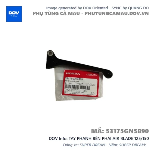 TAY PHANH BÊN PHẢI AIR BLADE 125/150 — 53175GN5890