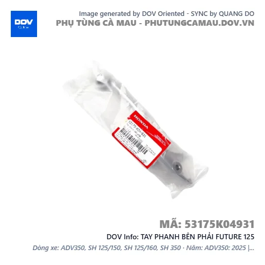 TAY PHANH BÊN PHẢI FUTURE 125 — 53175K04931