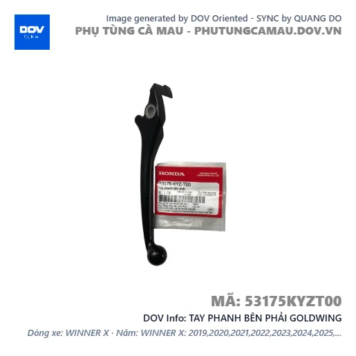 TAY PHANH BÊN PHẢI GOLDWING — 53175KYZT00