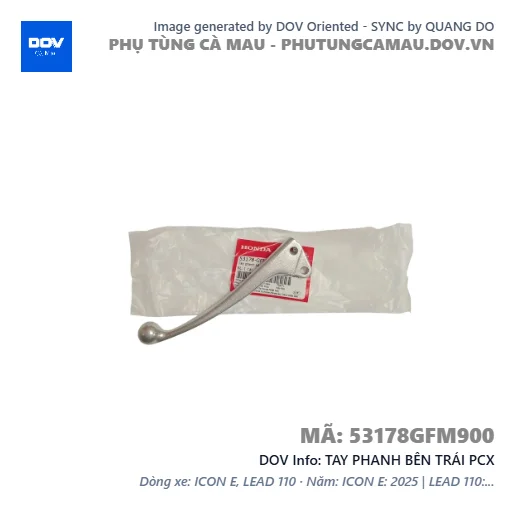 TAY PHANH BÊN TRÁI PCX — 53178GFM900