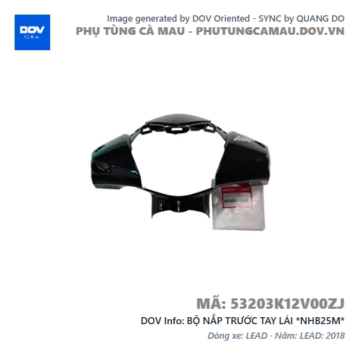 BỘ NẮP TRƯỚC TAY LÁI *NHB25M*  — 53203K12V00ZJ