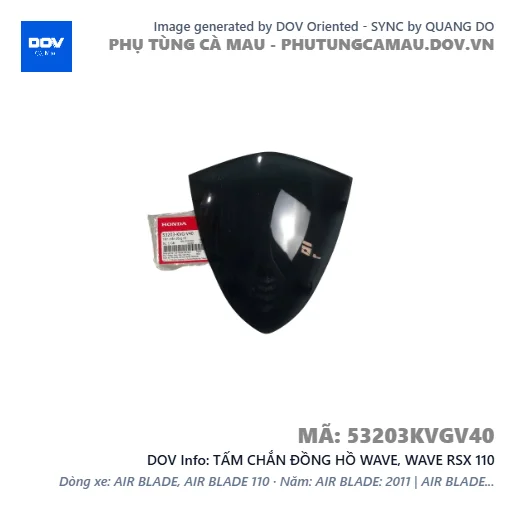 TẤM CHẮN ĐỒNG HỒ WAVE, WAVE RSX 110 — 53203KVGV40