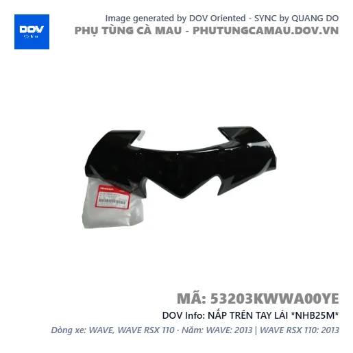 NẮP TRÊN TAY LÁI *NHB25M*  — 53203KWWA00YE