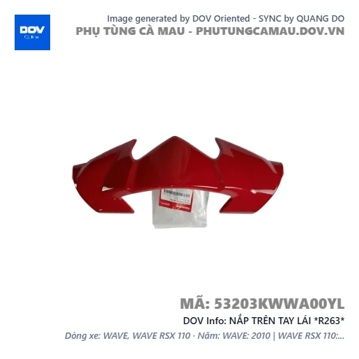 NẮP TRÊN TAY LÁI *R263*  — 53203KWWA00YL