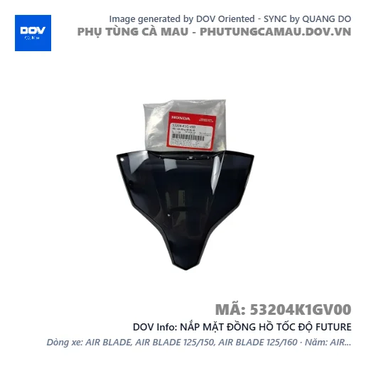 NẮP MẶT ĐỒNG HỒ TỐC ĐỘ FUTURE — 53204K1GV00