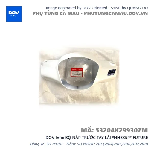BỘ NẮP TRƯỚC TAY LÁI *NHB35P* FUTURE — 53204K29930ZM
