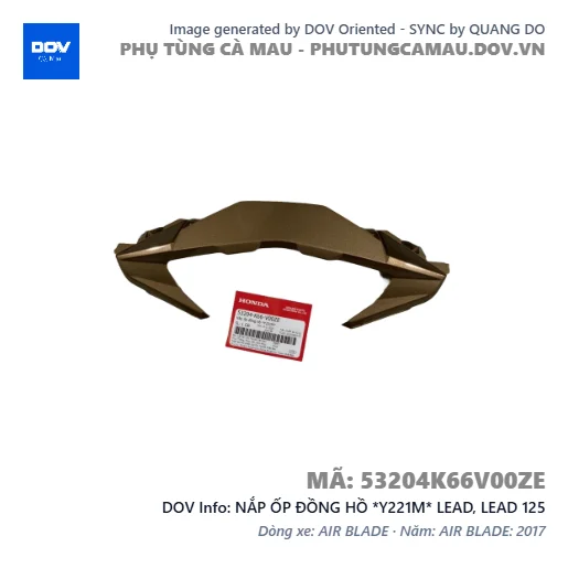 NẮP ỐP ĐỒNG HỒ *Y221M* LEAD, LEAD 125 — 53204K66V00ZE