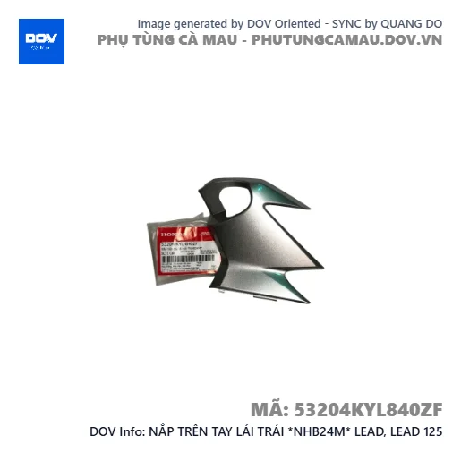 NẮP TRÊN TAY LÁI TRÁI *NHB24M* LEAD, LEAD 125 — 53204KYL840ZF