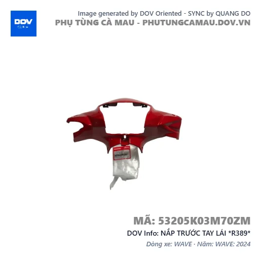 NẮP TRƯỚC TAY LÁI *R389*  — 53205K03M70ZM