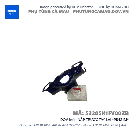 NẮP TRƯỚC TAY LÁI *PB421M*  — 53205K1FV00ZB