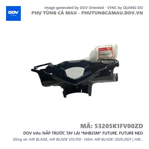 NẮP TRƯỚC TAY LÁI *NHB25M* FUTURE, FUTURE NEO — 53205K1FV00ZD