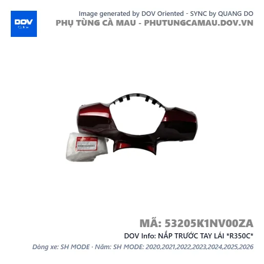 NẮP TRƯỚC TAY LÁI *R350C* — 53205K1NV00ZA