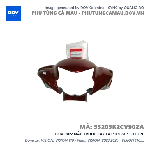 NẮP TRƯỚC TAY LÁI *R368C* FUTURE — 53205K2CV90ZA