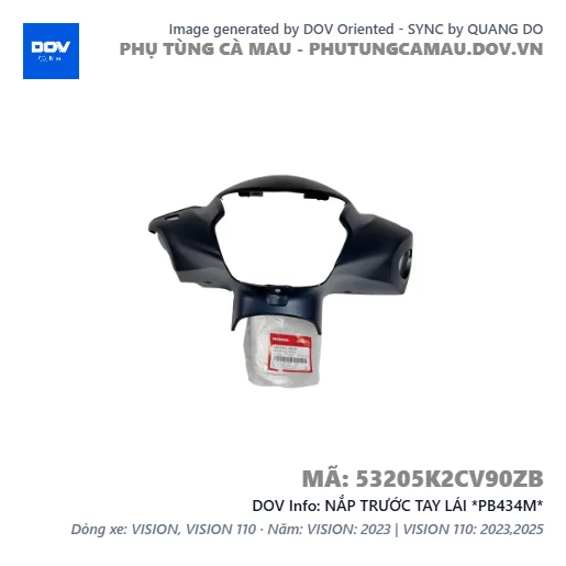 NẮP TRƯỚC TAY LÁI *PB434M* — 53205K2CV90ZB