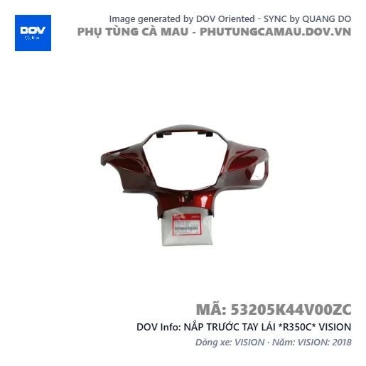 NẮP TRƯỚC TAY LÁI *R350C* VISION — 53205K44V00ZC