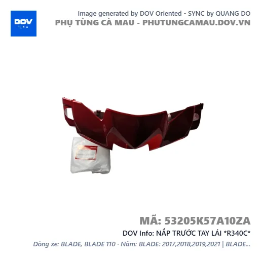 NẮP TRƯỚC TAY LÁI *R340C*  — 53205K57A10ZA