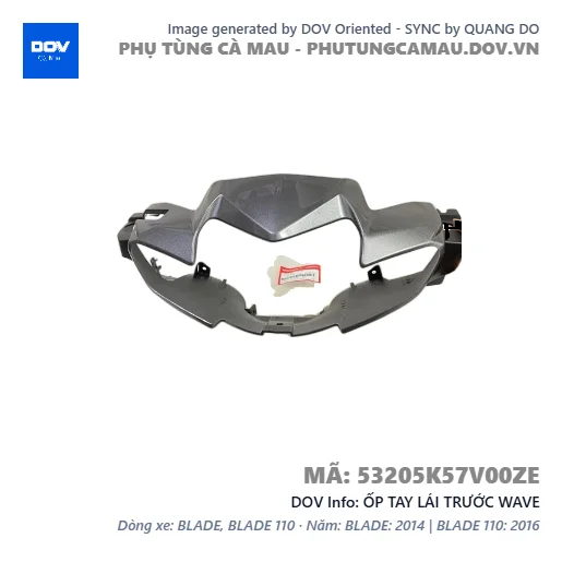 ỐP TAY LÁI TRƯỚC WAVE — 53205K57V00ZE