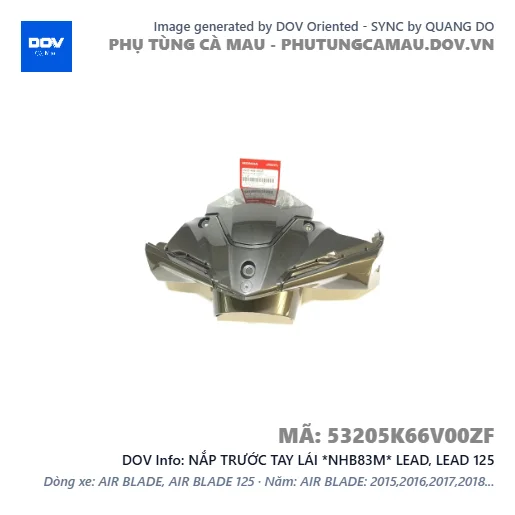 NẮP TRƯỚC TAY LÁI *NHB83M* LEAD, LEAD 125 — 53205K66V00ZF
