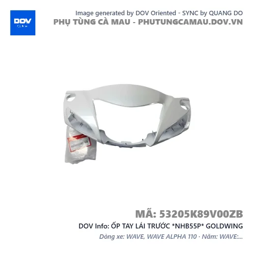 ỐP TAY LÁI TRƯỚC *NHB55P* GOLDWING — 53205K89V00ZB