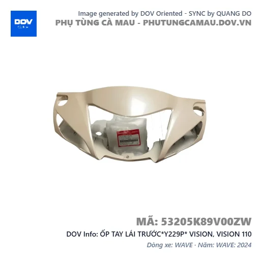 ỐP TAY LÁI TRƯỚC*Y229P* VISION, VISION 110 — 53205K89V00ZW