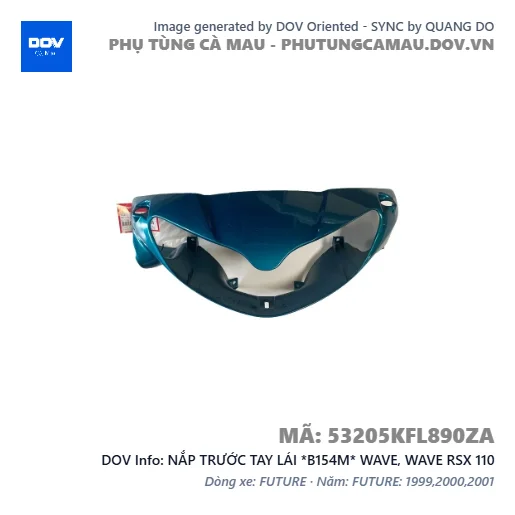 NẮP TRƯỚC TAY LÁI *B154M* WAVE, WAVE RSX 110 — 53205KFL890ZA