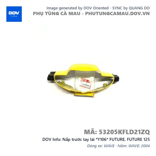Nắp trước tay lái *Y106* FUTURE, FUTURE 125 — 53205KFLD21ZQ