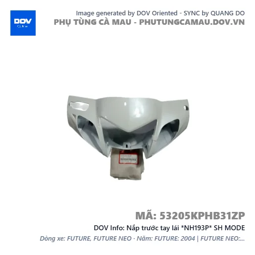 Nắp trước tay lái *NH193P* SH MODE — 53205KPHB31ZP