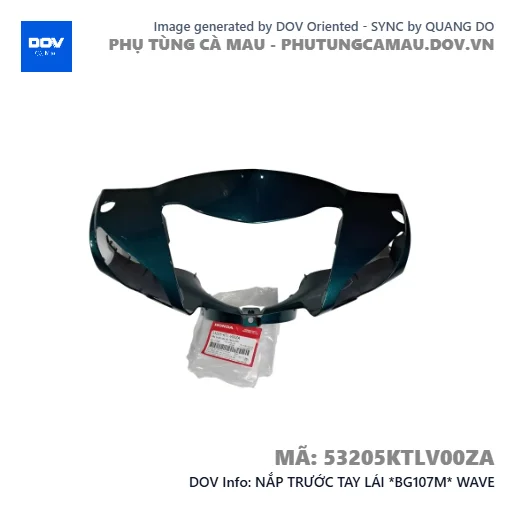 NẮP TRƯỚC TAY LÁI *BG107M* WAVE — 53205KTLV00ZA