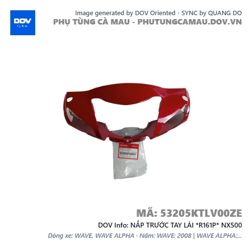 NẮP TRƯỚC TAY LÁI *R161P* NX500 — 53205KTLV00ZE
