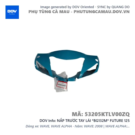 NẮP TRƯỚC TAY LÁI *BG132M* FUTURE 125 — 53205KTLV00ZQ
