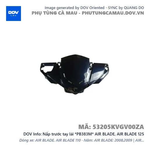 Nắp trước tay lái *PB383M* AIR BLADE, AIR BLADE 125 — 53205KVGV00ZA