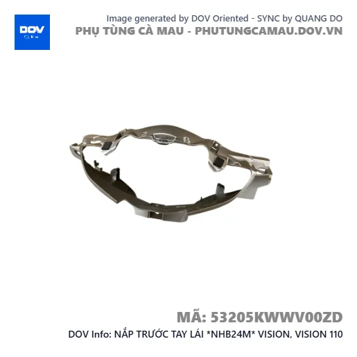 NẮP TRƯỚC TAY LÁI *NHB24M* VISION, VISION 110 — 53205KWWV00ZD