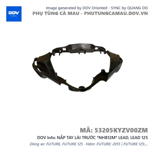 NẮP TAY LÁI TRƯỚC *NHB12M* LEAD, LEAD 125 — 53205KYZV00ZM