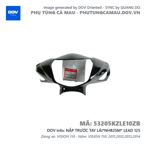 NẮP TRƯỚC TAY LÁI*NHB25M* LEAD 125 — 53205KZLE10ZB