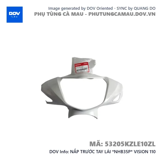 NẮP TRƯỚC TAY LÁI *NHB35P* VISION 110 — 53205KZLE10ZL