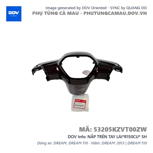 NẮP TRÊN TAY LÁI*R150CU* SH — 53205KZVT00ZW