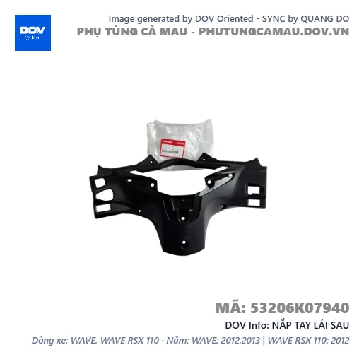 NẮP TAY LÁI SAU — 53206K07940