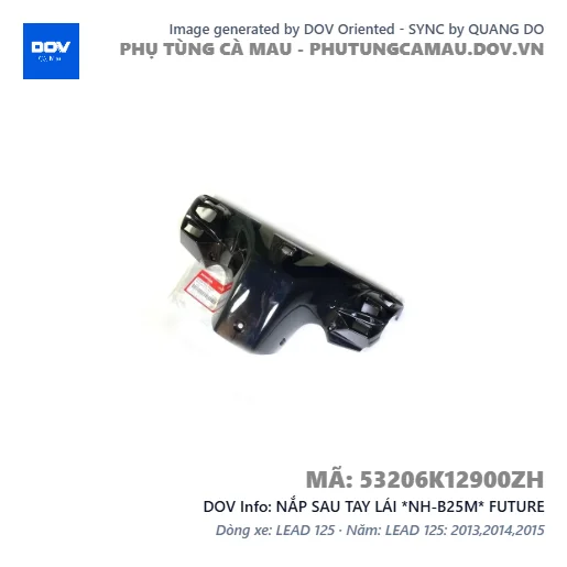 NẮP SAU TAY LÁI *NH-B25M* FUTURE — 53206K12900ZH