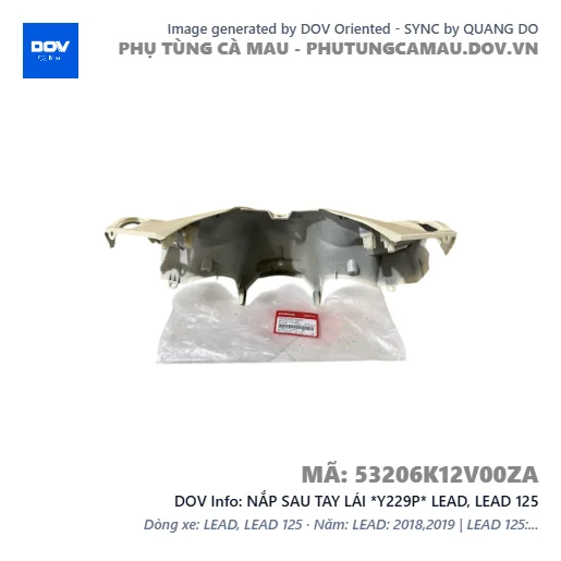 NẮP SAU TAY LÁI *Y229P* LEAD, LEAD 125 — 53206K12V00ZA