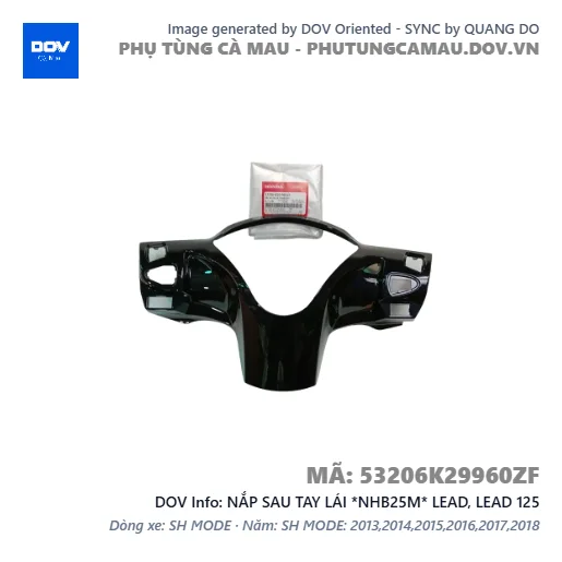 NẮP SAU TAY LÁI *NHB25M* LEAD, LEAD 125 — 53206K29960ZF
