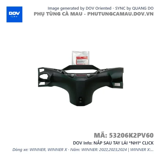 NẮP SAU TAY LÁI *NH1* CLICK — 53206K2PV60