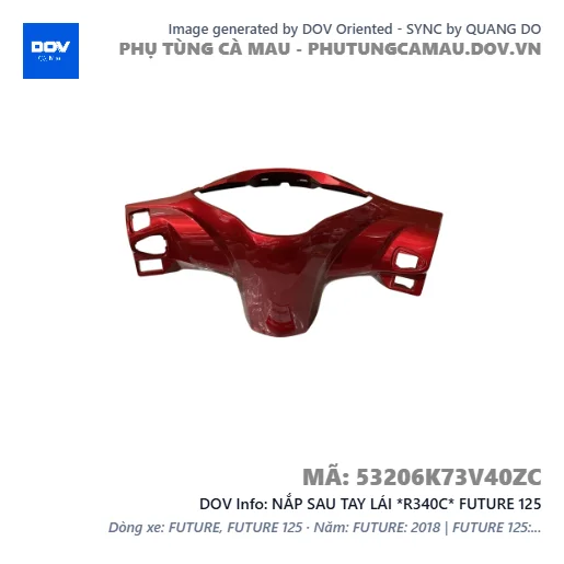 NẮP SAU TAY LÁI *R340C* FUTURE 125 — 53206K73V40ZC