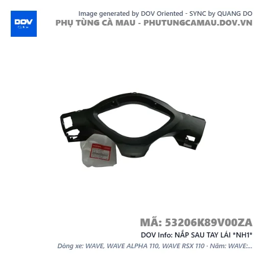 NẮP SAU TAY LÁI *NH1* — 53206K89V00ZA