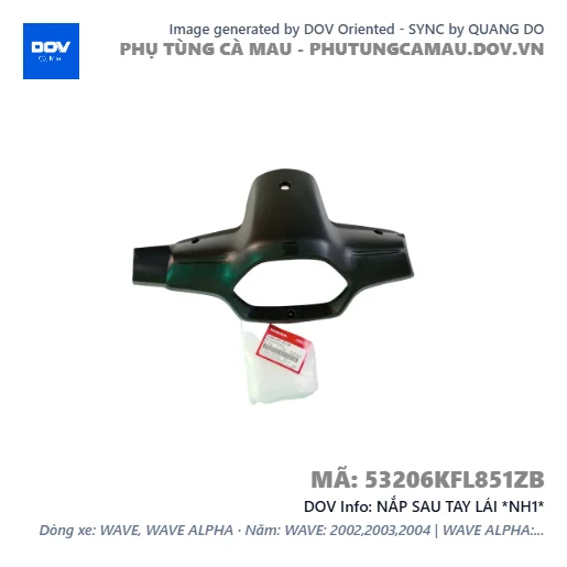 NẮP SAU TAY LÁI *NH1*  — 53206KFL851ZB