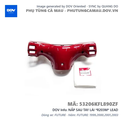 NẮP SAU TAY LÁI *R203M* LEAD — 53206KFL890ZF