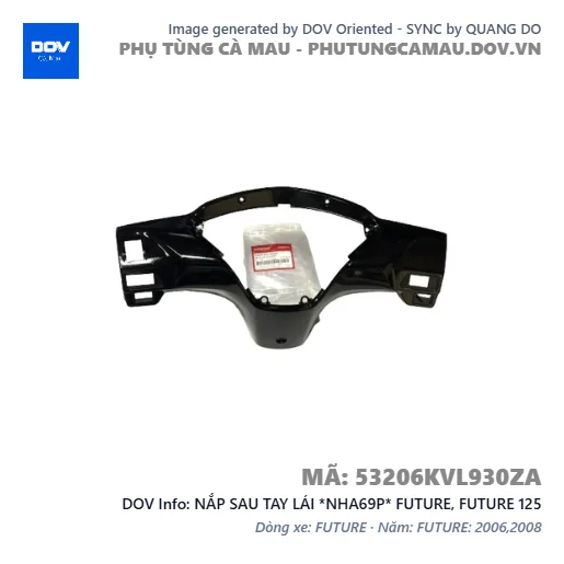 NẮP SAU TAY LÁI *NHA69P* FUTURE, FUTURE 125 — 53206KVL930ZA